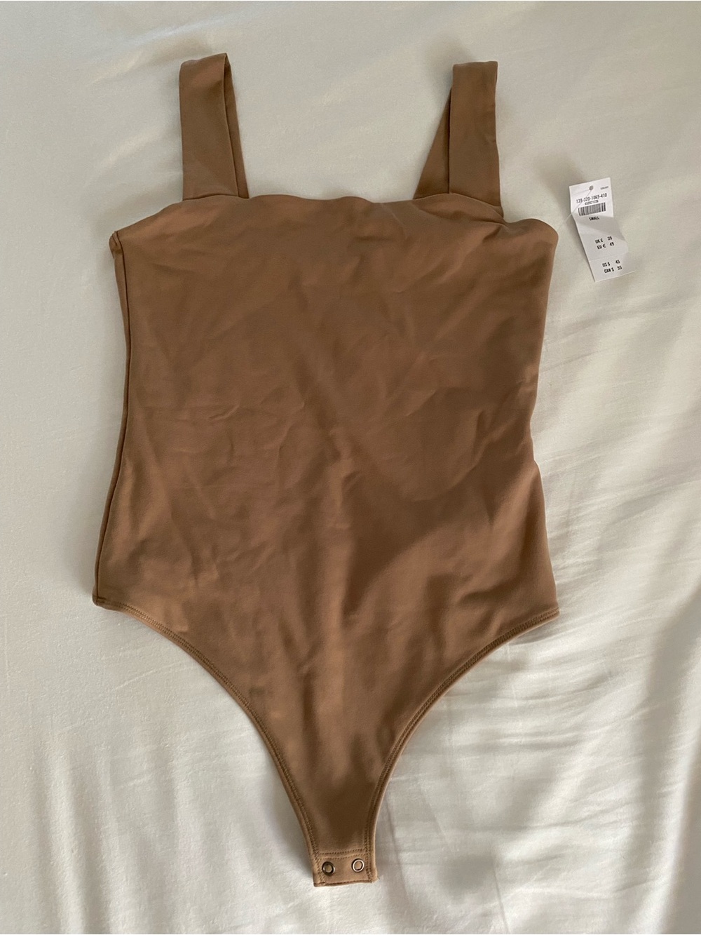 Abercrombie & Fitch Women’s Light Brown/Tan Tank Bodysuit NWT